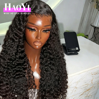 Wig Rambut Asli Manusia 13x6 hd Lace Front Wig Kepadatan 200% 100% Body Wave Curly Wig Vendor Wig Full Lace Frontal Tanpa Lem Rambut Virgin Mentah