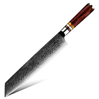 Nouveautés Couteau japonais Sushi Sashimi 10CR15MOV Couteau damas Couteau de cuisine japonais Kiritsuke
