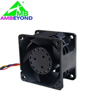 Ventilateur de refroidissement DC OEM ODM d'usine 60x60x38mm 12~48V à haute pression statique pour modules électroniques industriels