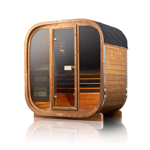 Sauna Finlandesa de Lujo para Exteriores, para 4 Personas, con Vapor Húmedo, Vapor Seco Tradicional, Kit de Sauna Exterior con Estufa y Piedras - Product Image 5