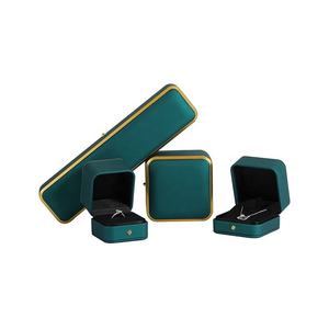 Wholesale Custom Jewelry Packaging Box Set <b>Ring</b> Bracelet Pearl Necklace Gift Box for Jewellery - Product Image 1