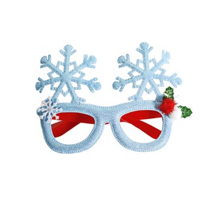 Gafas con Brillantina Navideña, Monturas con Diseño de Santa Claus y Árbol de Navidad, Decoración para Fiestas, para Adultos y Niños - Product Image 3