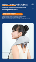 Masseur intelligent de cou et d'épaule de Shiatsu Dispositif profond de relaxation de tissu arrière pour le soulagement efficace de douleur