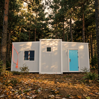 Maisons conteneurs extensibles 20 pieds 40 pieds pliables, logements extensibles adaptés à un usage résidentiel, aux bureaux et aux projets d'exportation