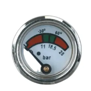 Profession elles 0,23 Feuerlöscher manometer, Membran druck 23mm Manometer für Feuerlöscher