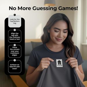 Bedding Queen <strong>Fitted</strong> <strong>Sheet</strong> - Bottom <strong>Sheet</strong> - Deep Pocket Soft Microfiber Shrinkage and Fade Resistant - Product Image 5