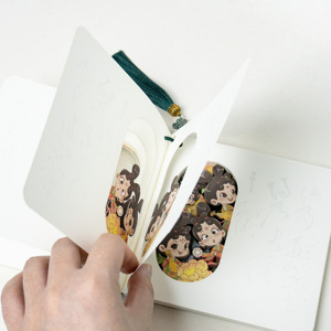 Phim hoạt hình phim hoạt hình 3D khắc máy tính xách tay-vuông dễ thương Trung Quốc phong cách máy tính xách tay | văn hóa sáng tạo văn phòng phẩm quà tặng - Product Image 5