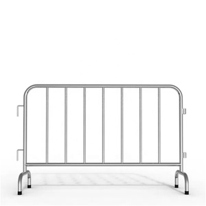 Barrières routières en acier galvanisé et alliage d'aluminium, délimiteurs de circulation, poteaux de délimitation, barrières temporaires pour le contrôle des foules - Product Image 1
