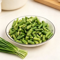 Flocons de tiges d'ail lyophilisés en vrac, taille personnalisable, pour assaisonnement, base de soupe et plats préparés