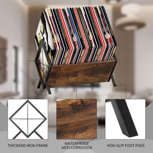 202405 support de stockage de porte-disque <span class=keywords><strong>vinyle</strong></span> assemblage rapide organisateur d'affichage de disque <span class=keywords><strong>vinyle</strong></span> - Product Image 6