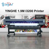 Imprimante éco-solvant grand format YINGHE 2026 nouvelle 1,9 m (6,2 pi) I3200 pour bannières flexibles, vinyle, PP rétroéclairé, encre CMYK rapide SA JHB CMYK en stock