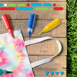 Tinte de agua fría sin ebullición para niños, kit de tinte de corbata de botella multicolor DIY para <span class=keywords><strong>estudiantes</strong></span> - Product Image 6