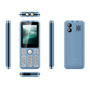 Ponsel Dual Torch Layar 2.4 Inci Dual SIM untuk Lansia dengan Baterai 3000mAh Sistem Operasi Linux Bahasa Spanyol Jerman Prancis Radio FM - Product Image 4