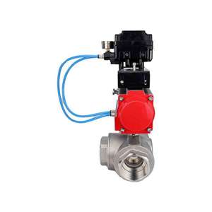 ลูกบอลสแตนเลส AISI 316 DNOVA 3h-l-rpss316200mm-iso-pnevpr-da-epp-boz เกลียว Npt/bsp นิวเมติก 3h-l-rpss316200mm-iso-pne - Product Image 3