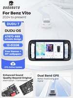 Système multimédia automobile DUDUAUTO DUDU7 A7870 AKM7739 VELVET DSP TDA7808 Amp 13,1 pouces pour Mercedes Benz Vito 2024