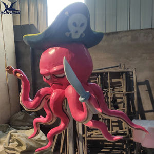 Tùy chỉnh năng động bạch tuộc animatronic mô hình cuộc sống như phim hoạt hình động vật biển tượng cho Aquarium Marine Thế Giới Trang trí - Product Image 2