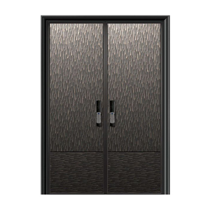 Nhà Máy Cổ Bán Hàng Trực Tiếp Sang Trọng Đôi Lá An Ninh Cửa Đúc Nhôm Chính Cửa Vào Cho Ngôi Nhà Phía Trước Cửa Nhập - Product Image 5