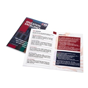 Eccellente Brochure Trifold 280X210mm 200gsm per Hotel, Negozi di Occhiali, Mercati all'Ingrosso, Acquisti di Gruppo e Programmazione - Product Image 6