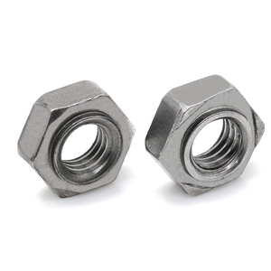 #8 1/4 5/16 3/8 1/2 7/16 Sechskant-Sechs kant schweiß mutter aus Kohlenstoffs tahl Punkts chweiß mutter - Product Image 6