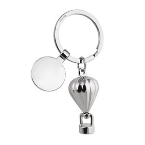Llavero 3D de Globo Aerostático, Moderno, de Metal, con Mosquetón de Latón y Acero Inoxidable, con Logotipo Personalizado, Llavero de Aleación Metálica - Product Image 1
