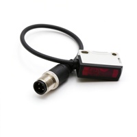 Sensor Fotoelektrik NPN FT 25 RHD NS M4 608 11002 10-30VDC 3 400mm Teach in Red LED M8 4 Pin untuk Otomasi