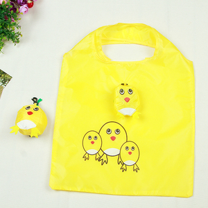 Nueva bolsa de compras con estampado de cerdito reciclado de comestibles, bolsa de compras de poliéster plegable para supermercado - Product Image 5