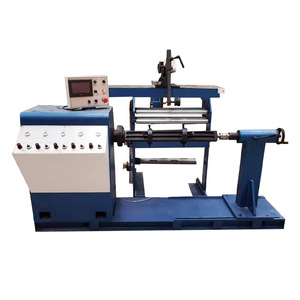 Grande machine d'enroulement CNC verticale entièrement automatique avec transformateur haute et basse tension, composants horizontaux et moteur à noyau - Product Image 1