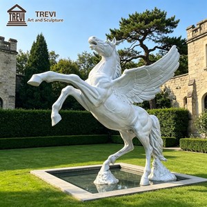 Estatua <span class=keywords><strong>de</strong></span> <span class=keywords><strong>Pegaso</strong></span> <span class=keywords><strong>de</strong></span> Bronce Grande Personalizada TREVI, <span class=keywords><strong>Escultura</strong></span> <span class=keywords><strong>de</strong></span> Caballo Alado <span class=keywords><strong>de</strong></span> Metal Antiguo Hecha a Mano para Parques y Paisajes Urbanos - Product Image 2