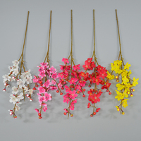 Fleurs de Cerisier Artificielles Décoratives, Fausses Branches de Fleurs de Cerisier pour la Maison, Mariage, Chambre, Jardin, Fête