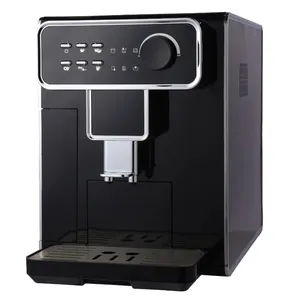 Pompa Air Italia 1350W 15bar, 1,5 l mesin tangki pembuat kopi Espresso 220g kacang ke cangkir mesin kopi otomatis penuh