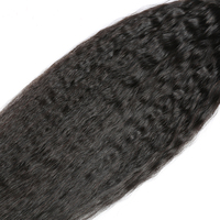 Paquets de cheveux raides crépus en gros direct d'usine 100% paquets de cheveux vierges indiens à cuticule alignée cheveux humains indiens bruts