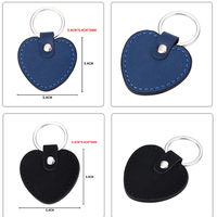Porte-clés en cuir vierges en gros, porte-clés en cuir PU pour gravure laser, cadeau pour hommes et femmes, Noël, anniversaire