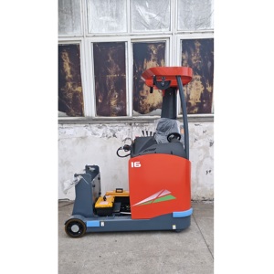 Chariot élévateur électrique étroit CE HELI CQD16 de 1,6 tonne avec batterie au lithium, chariot élévateur à conducteur assis à batterie - Product Image 4
