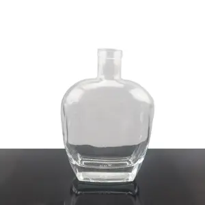 Botella de vidrio vacía pequeña con tapa, minibotellas de vidrio, 125ml, venta al por mayor