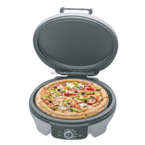 Four à <span class=keywords><strong>pizza</strong></span> électrique Aifa de 12 pouces avec plaque inférieure amovible, contrôle de la température réglable, revêtement antiadhésif, fonction de grillage - Product Image 1