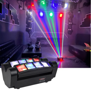Luz LED de Matriz para Escenario, Barra de Luces LED de 40W con Cabezal Láser, Diseño Mini Spider, RGBW, Control DMX512, IP33, AC220V, Regulable, para KTV - Product Image 6