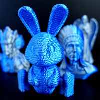 Gratkit printer FDM warna ganda filamen sutra PLA OEM/ODM cetak 3d 1kg 1.75mm/3.0mm perubahan warna ajaib penjualan laris