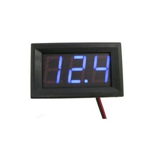 2 Wire 0.56 "LED Digital Voltmeter Voltage Meter Car Motorcycle Volt Tester Detector DC 5V-120V 5V 12V 24V 48V Green - Product Image 3