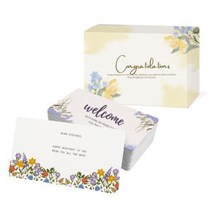 Venta al por mayor de tarjetas <span class=keywords><strong>flash</strong></span> de meditación motivacionales positivas, tarjeta de afirmación personalizada, tarjetas de afirmación de oración - Product Image 3
