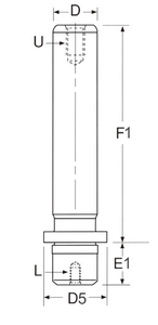 Poste Guía Desmontable de Acero con Rodamientos Lisos y de Bolas para Matrices de Troquelado y Componentes de Electrodomésticos - Product Image 2