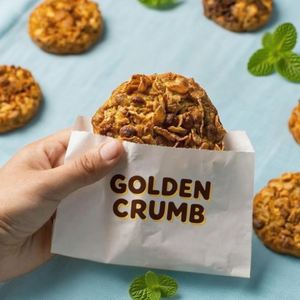 Sacs en papier sulfurisé personnalisés avec logo imprimé, résistants à l'huile, pour aliments, biscuits, sandwichs, pizzas, lait, sushis, gelées, impression numérique - Product Image 3