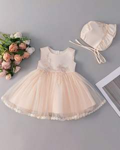 Vestido de Niña Bordado para Cumpleaños 2025, Traje de Bautizo para Bebé - Product Image 2