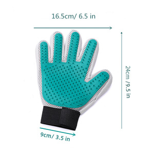 Gants de toilettage pour animaux YS, pour l'élimination des poils de chat et de chien, massage et brossage pour le bain - Product Image 3