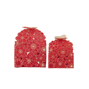 Đa-Màu Sắc Rỗng Cánh Hoa Bướm Kẹo Đám Cưới Hộp Đảng Mới Món Tráng Miệng Bao Bì Cho Nến Ví Làm Chất Lượng Cao Giấy - Product Image 2