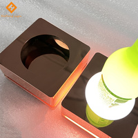 Ge HeFeng — présentoir lumineux Led en acier inoxydable, accessoires de vitrine personnalisés, pour les bouteilles