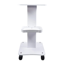 Plateau de rangement d'instruments, équipement de rangement en acier aluminium Mobile roue roulante support chariot Salon de beauté chariot Usa esthéticienne Spa