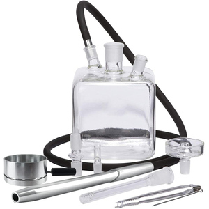 Chất Lượng Cao Quảng Trường Tất Cả Kính Hookah Shisha Cube Thiết Kế Dày Hơn Kính Nặng Bền Lớn Đám Mây Khói Kinh Nghiệm Tay Thủ Công - Product Image 2