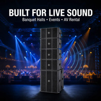 Subwoofer actif de 15 pouces, équipement musical professionnel, 18 pouces professionnel pour salles de réception et événements en direct
