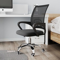 Chaise d'ordinateur pour bureau à domicile Siège de conférence pivotant Mahjong Lift pour dortoir d'étudiant Chaise en maille pour l'électronique grand public