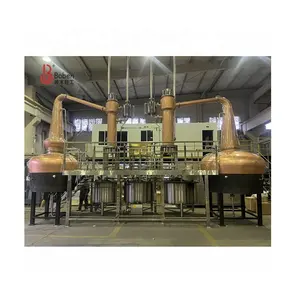 Alambiques de alcohol Destilación llave en mano Whisky Pot Stills Plantas de destilación Whisky Spirit PotStills